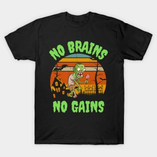 Halloween Gym Zombie T-Shirt